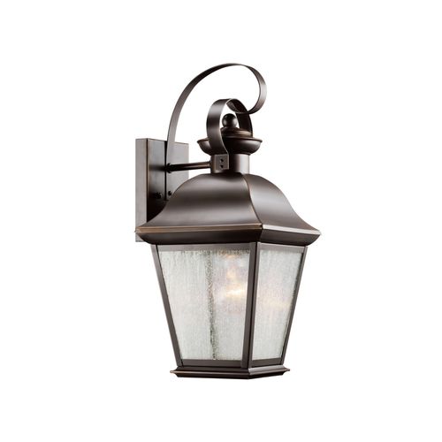 Main product image of Mount Vernon 16.75" 1 Light Outdoor Wall Light w/ Clear Seeded Glass (Olde Bronze)