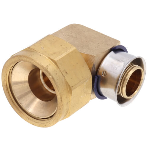 Main product image of 3/4" PEX Press x 3/4" Flare 90-Degree Elbow (Lead Free)