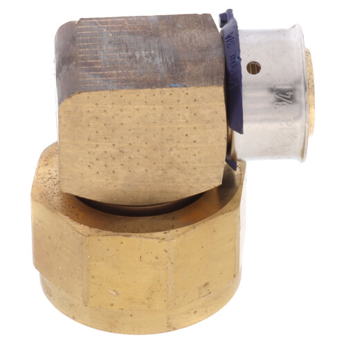 Main product image of 3/4" PEX Press x 3/4" Flare 90-Degree Elbow (Lead Free)