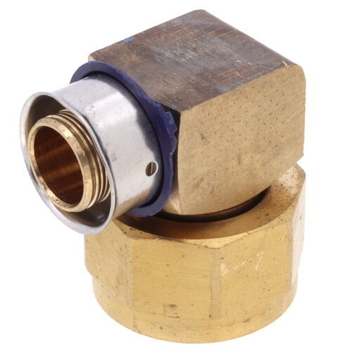 Main product image of 3/4" PEX Press x 3/4" Flare 90-Degree Elbow (Lead Free)