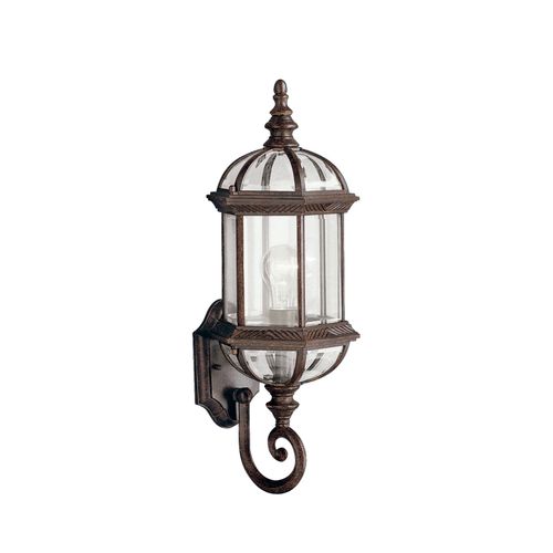 Main product image of Barrie 21.75" 1 Light Outdoor Wall Light w/ Clear Beveled Glass (Tannery Bronze)