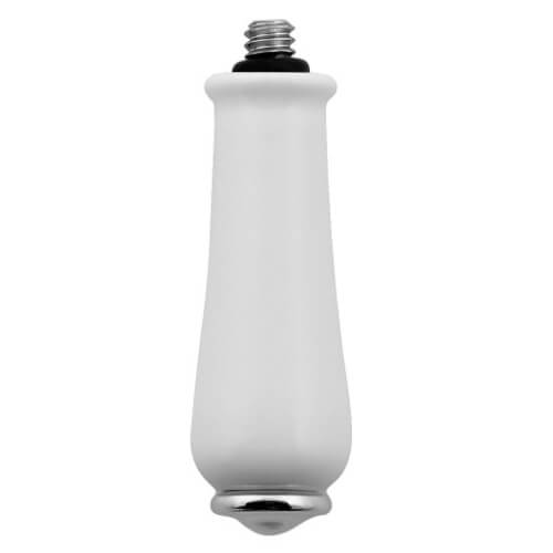 Main product image of Monticello Replacement Handle Knob Insert (Porcelain w/ Polished Chrome), 97466