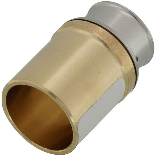 Main product image of 3/4" PEX Press x 1" Copper Fitting Adapter w/ Attached Sleeve (Lead Free Bronze)