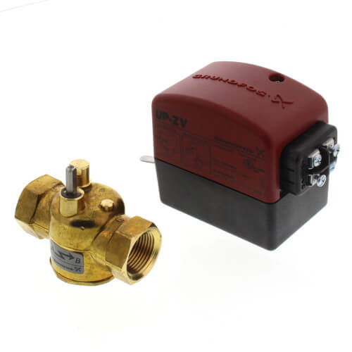 3/4" NPT UP-ZV 2-Way, Normally Closed Zone Valve with End Switch