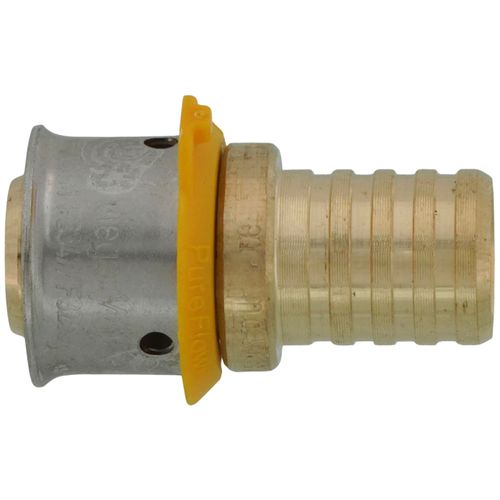 Main product image of 1/2" PEX Press x 1/2" Polybutylene Adapter w/ Sleeve (Lead Free)