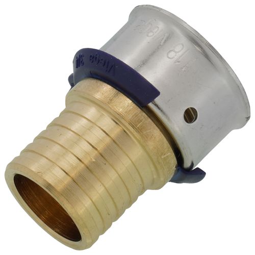 Main product image of  3/4" PEX Press x 3/4" Polybutylene Adapter w/ Sleeve (Lead Free)