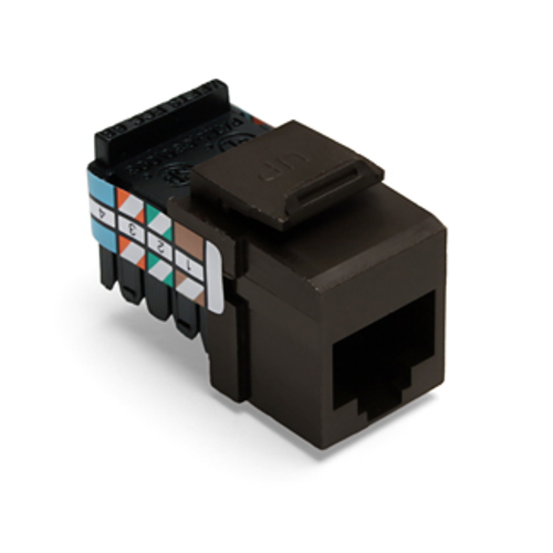 Main product image of Voice Grade Quickport, Jack, 8p8c (Brown)