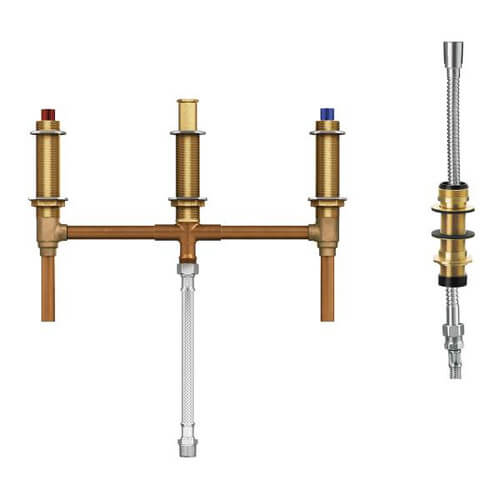 Main product image of 4-Hole Rough-In High Flow Roman Tub Valve (Sweat), 9796