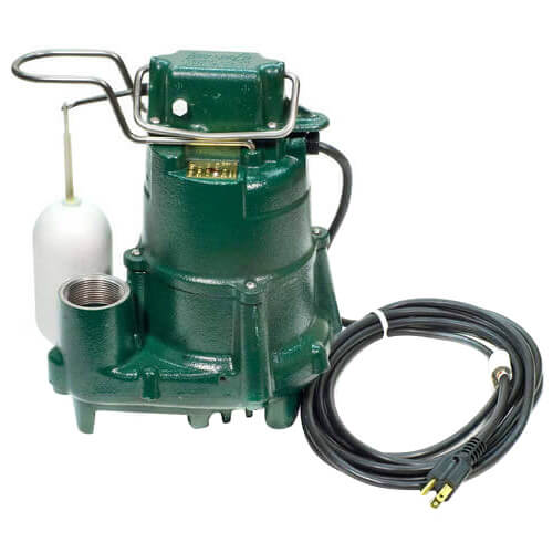Main product image of Model M98 Flow-Mate Automatic Cast Iron Effluent Sump Pump - 115 V, 1/2 HP (35' Cord)