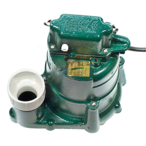 Main product image of Model BE98 Flow-Mate Cast Iron Effluent Sump Pump w/ Variable Level Float Switch- 230 V
