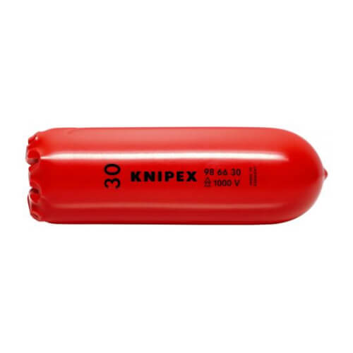 Main product image of 4-1/4" Insulated Plastic Self-Clamping Slip-On Caps