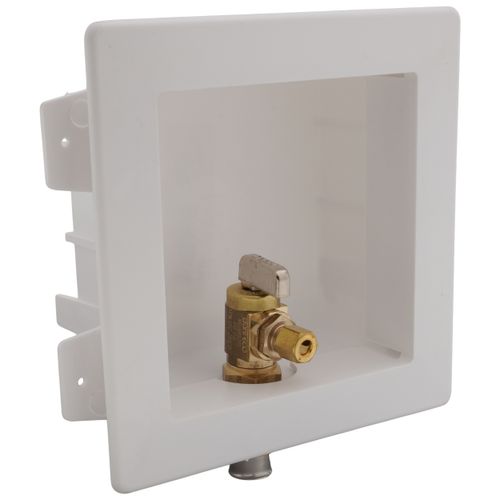 Main product image of Ice Maker Outlet Box with 1/2" PEX Press Valve (Zero Lead)