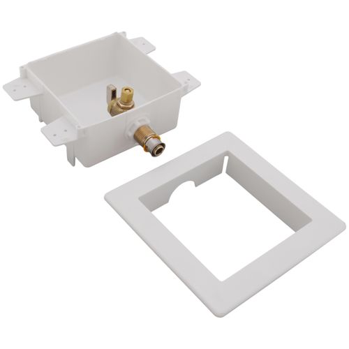 Main product image of Ice Maker Outlet Box with 1/2" PEX Press Valve (Zero Lead)