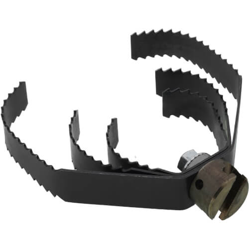 Main product image of T-50 3"/ 4"/ 5" Tri-Blade Sharktooth Cutter for K-1500, K-1500SP and K-1500G Drain Cleaning Machines