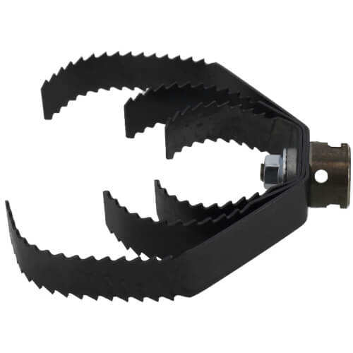 Main product image of T-50 3"/ 4"/ 5" Tri-Blade Sharktooth Cutter for K-1500, K-1500SP and K-1500G Drain Cleaning Machines