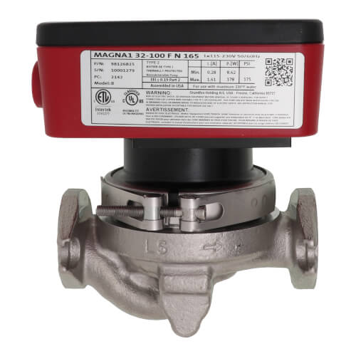 Main product image of MAGNA1 32-100 FN Stainless Steel Circulator Pump, GF 15/26 Flange (1/6 HP, 115/230V)