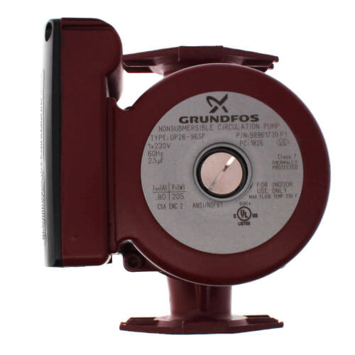 Main product image of UP26-96SF 1-Speed Stainless Steel Circulator Pump, 230V, 1/12 HP