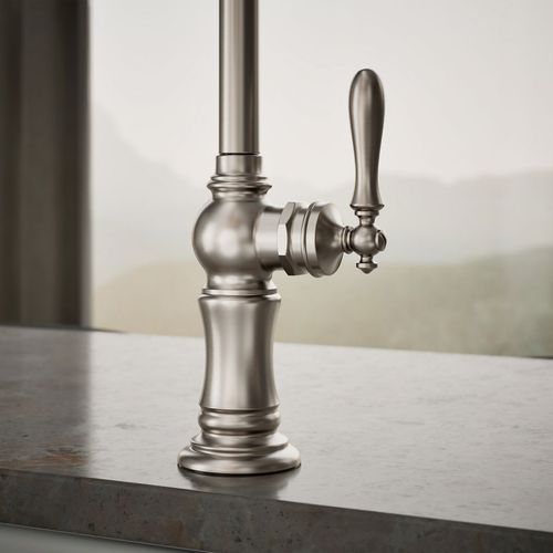Main product image of Artifacts 1-Handle Swing Spout Kitchen Faucet with Spray (Stainless Steel), K-99262-VS
