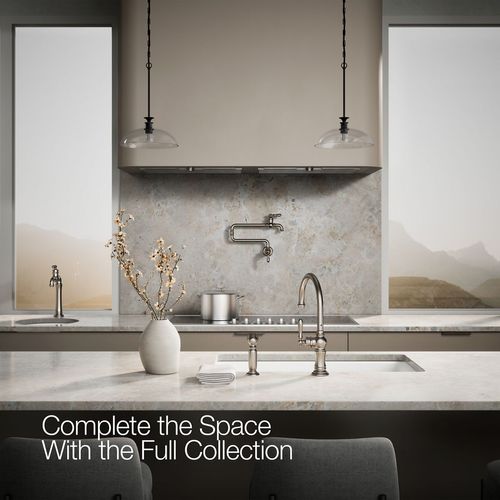 Main product image of Artifacts 1-Handle Swing Spout Kitchen Faucet with Spray (Stainless Steel), K-99262-VS