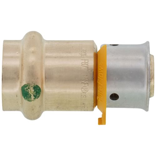 Main product image of 1/2" PEX Press x 1/2" ProPress Adapter w/ Sleeve (Lead Free)