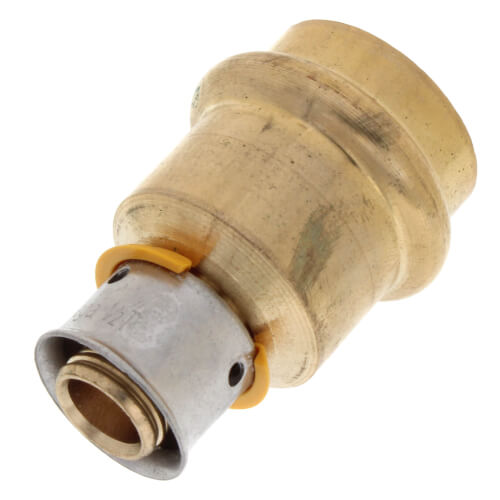 1/2" PEX Press x 3/4" ProPress Adapter w/ Sleeve (Lead Free)