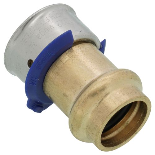 3/4" PEX Press x 1/2" ProPress Adapter w/ Sleeve (Lead Free)