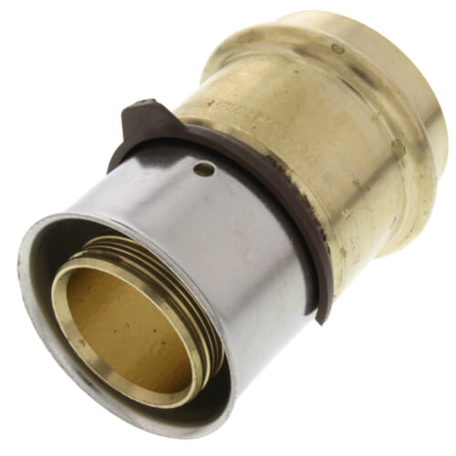 1-1/4" PEX Press x 1-1/4" ProPress Adapter w/ Sleeve (Lead Free)