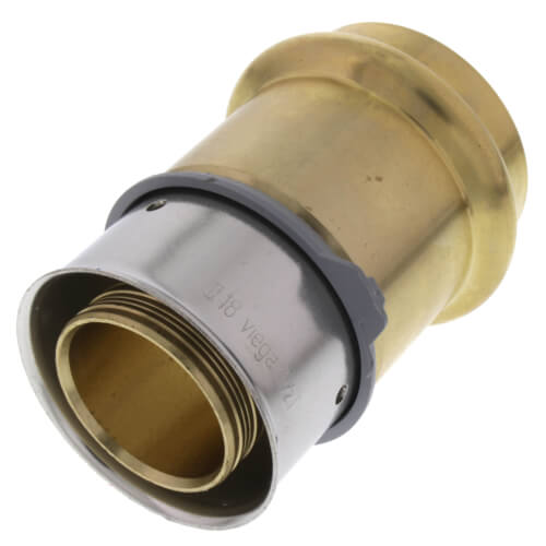 1-1/2" PEX Press x 1-1/2" ProPress Adapter w/ Sleeve (Lead Free)