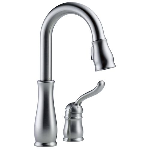Main product image of Leland 1-Handle Pull-Down Bar / Prep Faucet (Arctic Stainless), 9978-AR-DST