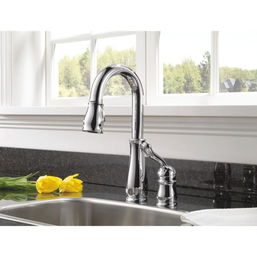 Main product image of Leland 1-Handle Pull-Down Bar / Prep Faucet (Chrome), 9978-DST