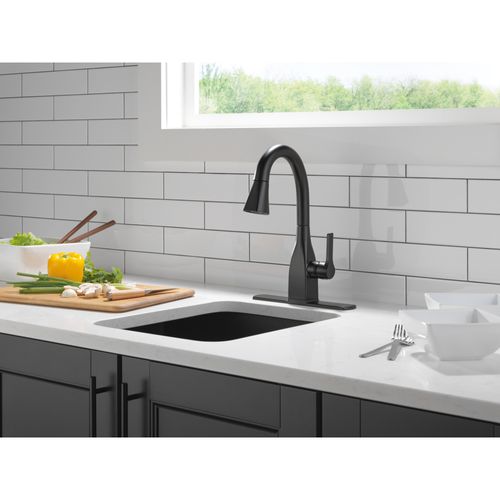 Main product image of Mateo 1 Handle Pull-down Bar/Prep Faucet (Matte Black)