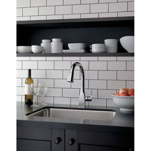 Main product image of Mateo 1-Handle Pull-Down Bar / Prep Faucet (Chrome), 9983-DST