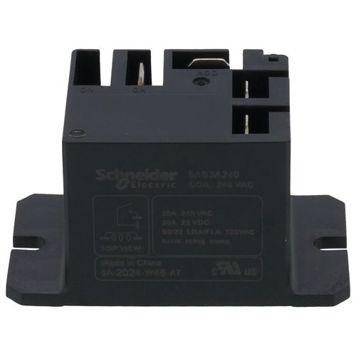 Main product image of Harmony 9A Electromechanical Power Relay w/ Flanged Mount & Sealed Cover (30A, SPST-NO, 240 VAC)