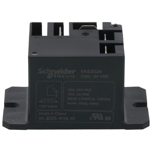 Main product image of Harmony 9A Electromechanical Power Relay w/ Flanged Mount & Sealed Cover (30A, SPST-NO, 24 VDC)