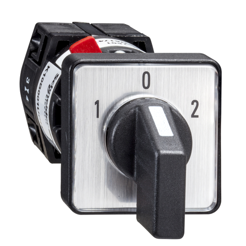 Main product image of Harmony K Complete Cam Switch, 16mm/22mm, 3 Poles, 2 Steps + Position 0 (10A, 60 Deg)