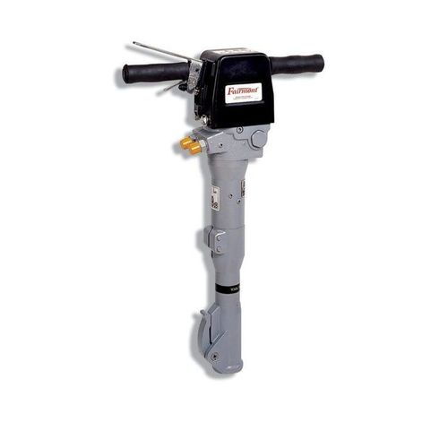 Main product image of Hydraulic Paving Breaker w/ 1-1/8" x 6" Shank & Cushioned/Spring-Dampened Handles, 12" Steel-Braided Whip Hoses