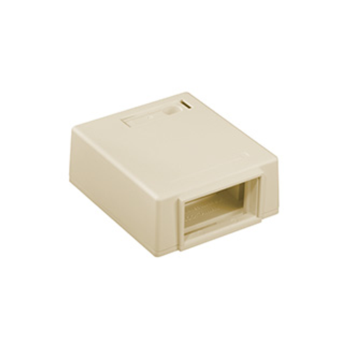 Main product image of Mos Surface-mount Housing w/ Id Window, Plenum Rated, 1 Unit High (Light Almond)