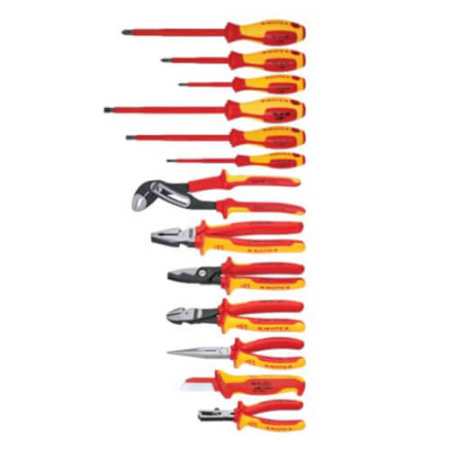 Main product image of 13 Piece Combination Insulated Tool Set with Roll-Up Pouch 