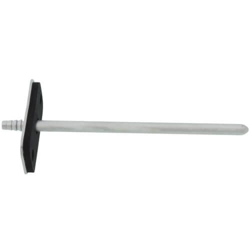 Main product image of 4" Straight Stainless Steel Static Pressure Tip w/ Mounting Flange