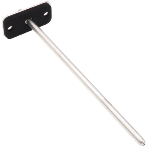 Main product image of 6" Straight Stainless Steel Static Pressure Tip w/ Mounting Flange