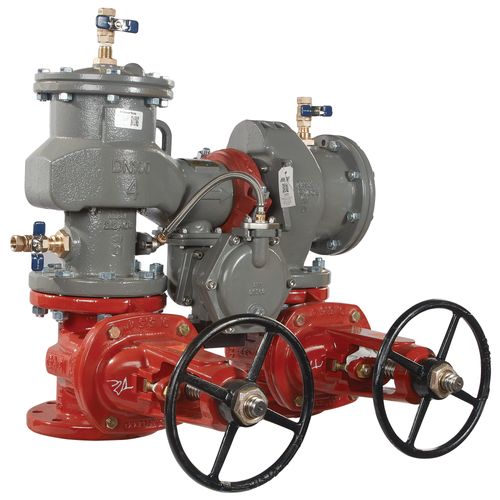 Main product image of 8" LF880V-DOSY RP-FS Lead Free Ductile Iron Reduced Pressure Zone Assembly, Dom OSY Shutoffs, SS RV Seat, N-Pattern, w/ Flood Sensor