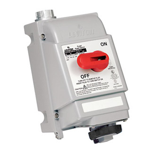 Main product image of 20A 600V 3PH, IEC 309-1 & 309-2, 3P 4W Mechanical Interlock Pin & Sleeve Receptacle (Black)