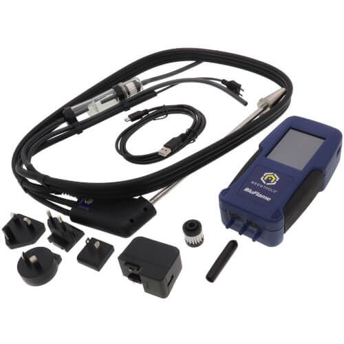 BluFlame Combustion Analyzer w/ NOX Sensor & Carrying Case
