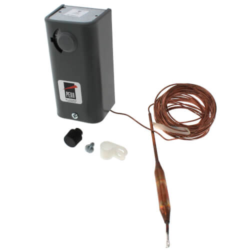 Main product image of SPDT Remote Bulb Temperature Control w/ Adj. Diff (3-12&deg,F) & 20' Capillary