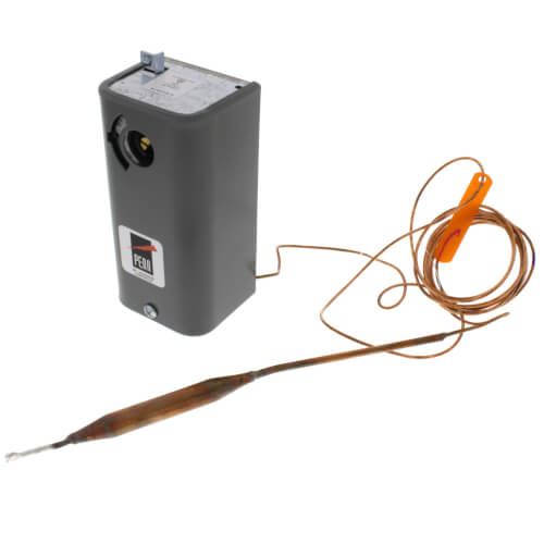 Main product image of SPST Remote Bulb Temperature Control, -30-100F w/ Manual Reset (6' Cap)