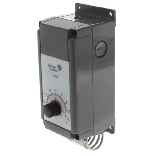 A19prc 1c Johnson Controls A19prc 1c Spdt Coiled Bulb Temperature Control W Knob Range 1281