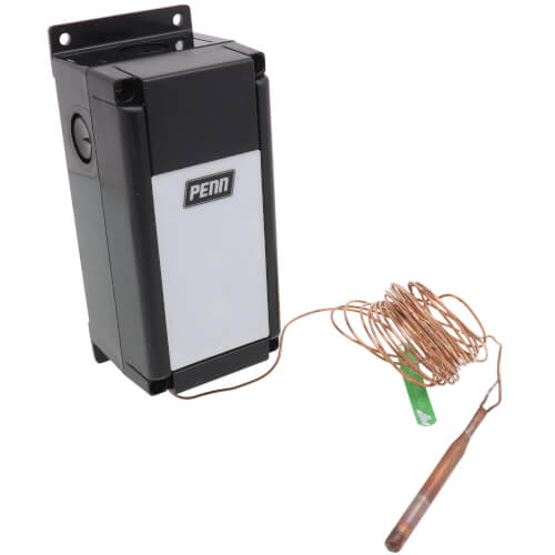 Main product image of Remote Bulb Temperature Control SPDT, Fixed Differential (0-Degree (F) to 150-Degree (F))