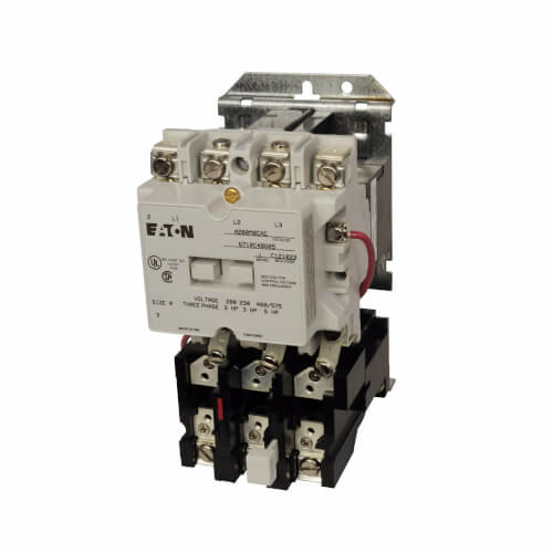 Main product image of Motor Control Starter, Nema Full Voltage, Non-Reversing, 18A, 120/110V, Size 0, 60/50 Hz