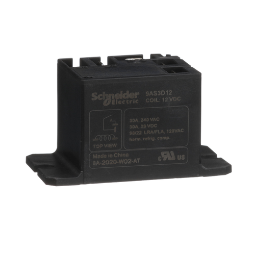 Main product image of Harmony 9A Electromechanical Power Relay w/ Flanged Mount & Sealed Cover (30A, SPST-NO, 12 VDC)