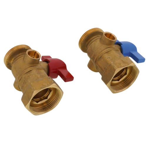 Main product image of TruFLOW Manifold Supply and Return Ball Valves, Set of 2 (Without Filter & Temp. Gauge)